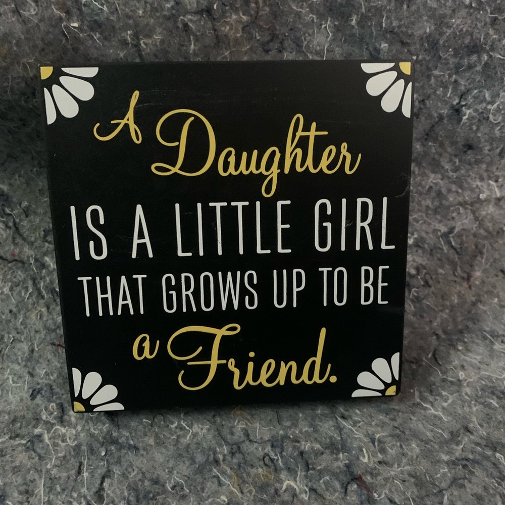 Charming Daughter Wall Plaque 5 X 5